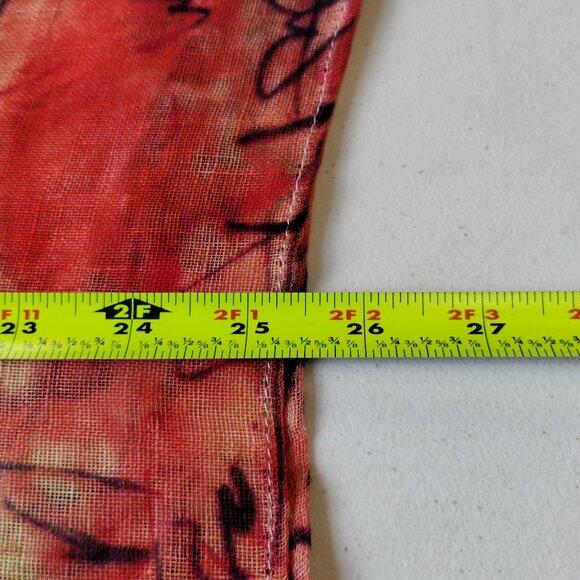 Chico's Tropical Sailboat Linen Poncho Top Size L/XL - Picture 9 of 9